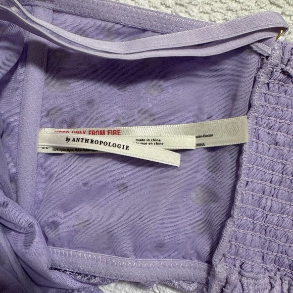 NWT Anthropologie XL The Giselle Lace Bustier Lavende Eyelet Edition - Picture 6 of 11